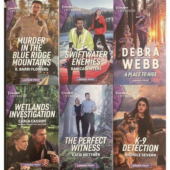Harlequin Intrigue Book Bundle Suspense Romance Mystery - Picture 1 of 2
